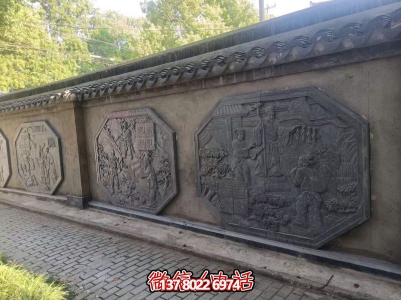 青石浮雕--上海浦東新區夏家宅夏府文化浮雕工程
